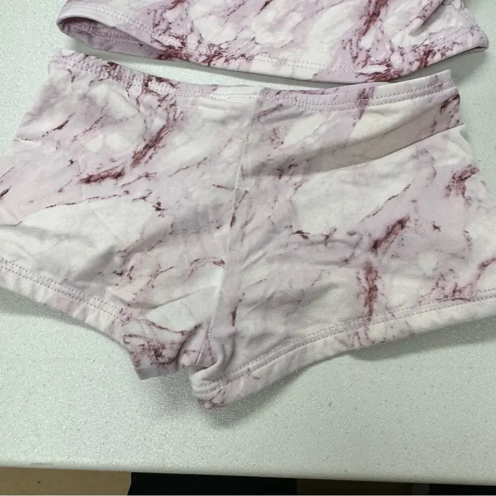 Dippin Daisys Purple Tie Dye Tankini Bikini Swimsuit Toddler 4 Swim Modest